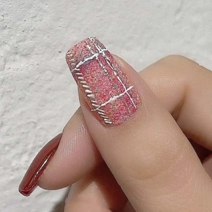 Σκόνες Νυχιών Sea Salt Nail Powder Crystal Sugar Powder 6 τεμαχίων