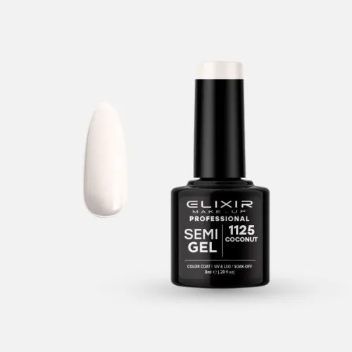 Elixir Ημιμόνιμο Βερνίκι Νυχιών 1125 Coconut 8ml