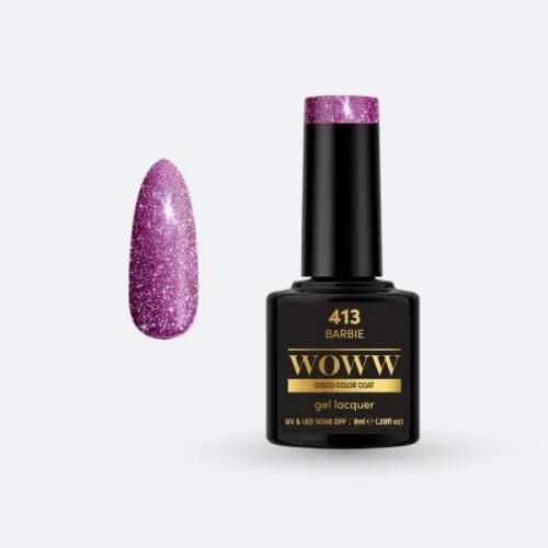 Disco Ημιμόνιμο Woww Cosmetics 8ml Barbie - 413
