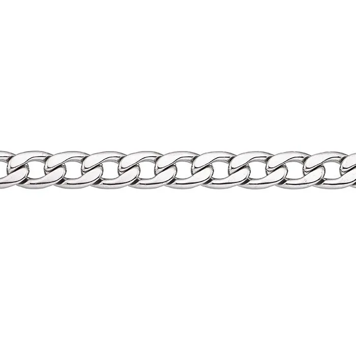 Αλυσίδα Λαιμού Ανδρική Ατσάλινη Cuban Link μήκος 50cm πλάτος 1.2cm