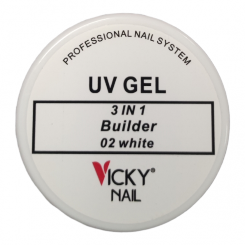 Builder Gel Vicky Nail 3 in 1 White 56gr