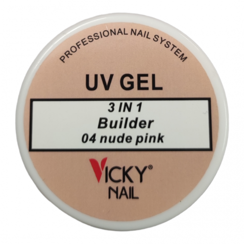 Builder Gel Vicky Nail 3 in 1 Nude Pink 56gr