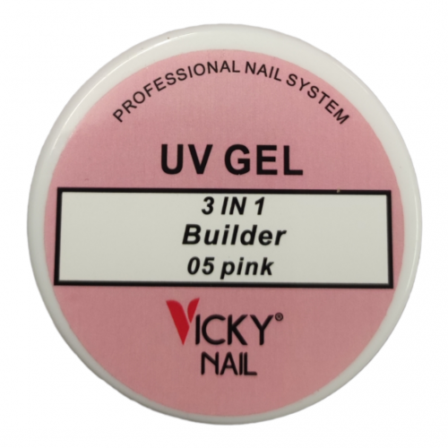 Builder Gel Vicky Nail 3 in 1 Pink  56gr