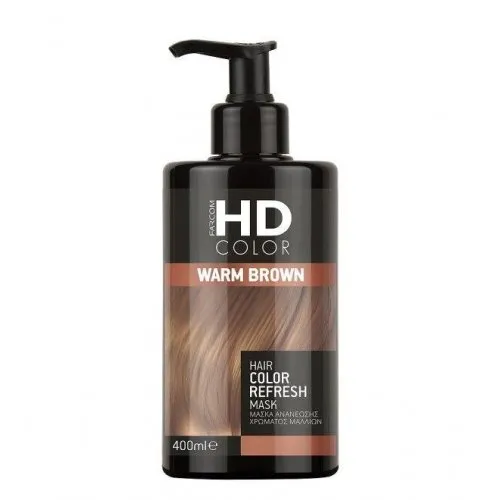 Farcom HD Color Μάσκα Ανανέωσης Χρώματος Μαλλιών Ζεστό Καφέ 400ml