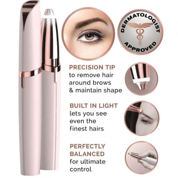 Συσκευή Αποτρίχωσης & Περιποίησης Φρυδιών Flawless Brows Λευκό Χρώμα