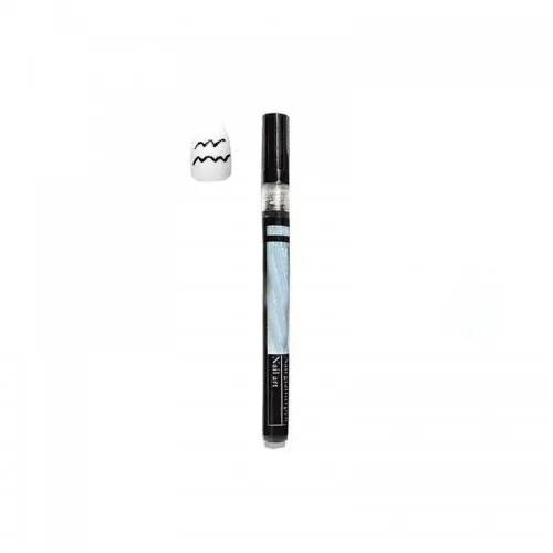Ημιμόνιμο Στυλό Graffiti για Μανικιούρ Black  0.5mm