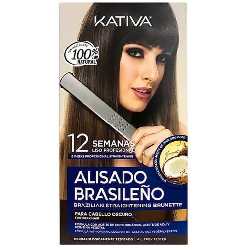 Kativa Alisado Brasileno Straightening Kit Καστανό