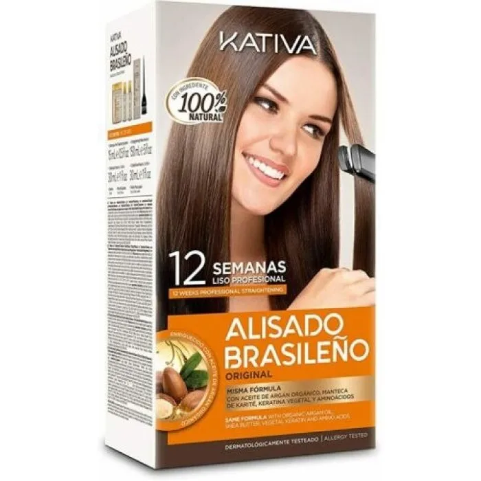 Kativa Alisado Brasileno Straightening Kit Original