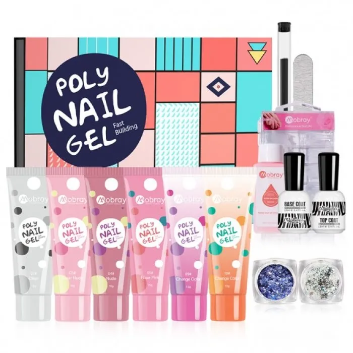 Mobray Poly Nail Gel Kit New