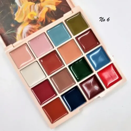 Solid Nail Gel QBD 06 Oil Painting Girl 16 colors Painting Gel Soak-Off 1.5gr