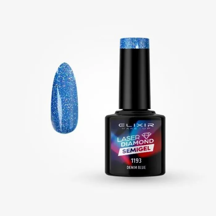 Elixir Laser Diamond Semigel 8ml 1193 - Denim Blue