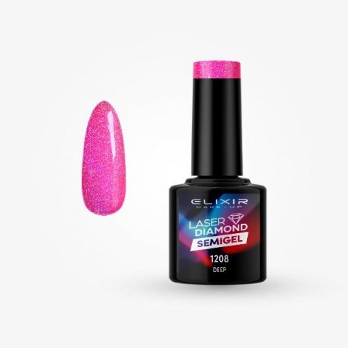 Elixir Laser  Diamond Semigel 8ml 1208 - Deep