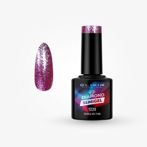 Elixir Diamond Semigel 8ml 1220 - Tickle Me Pink