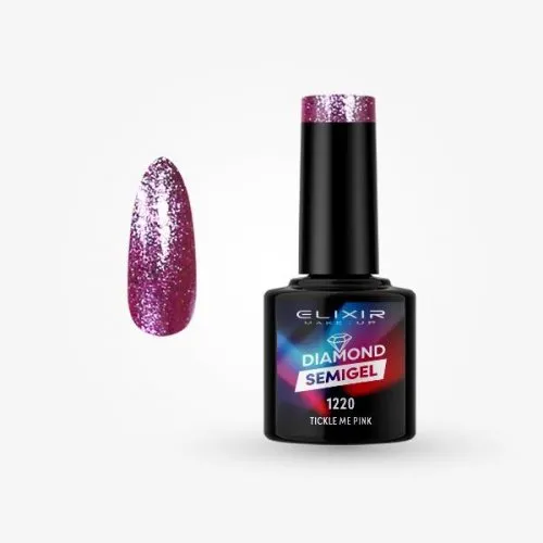 Elixir Diamond Semigel 8ml 1220 - Tickle Me Pink