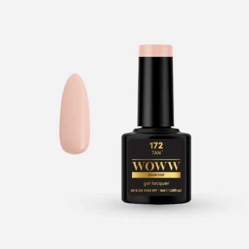  Ημιμόνιμο Βερνίκι Woww Cosmetics 8ml Tan - 172
