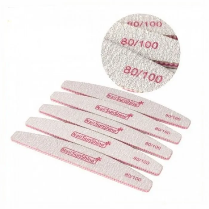 Επαγγελματική Λίμα Νυχιών Μισοφέγγαρο 80/100 1τεμ