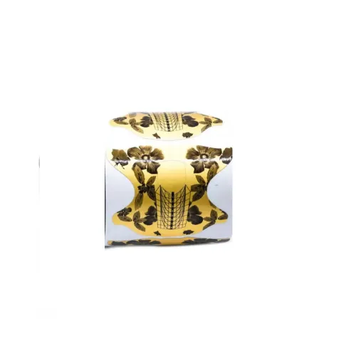 Φόρμες Επιμήκυνσης Gold Flower 500 τεμάχια 