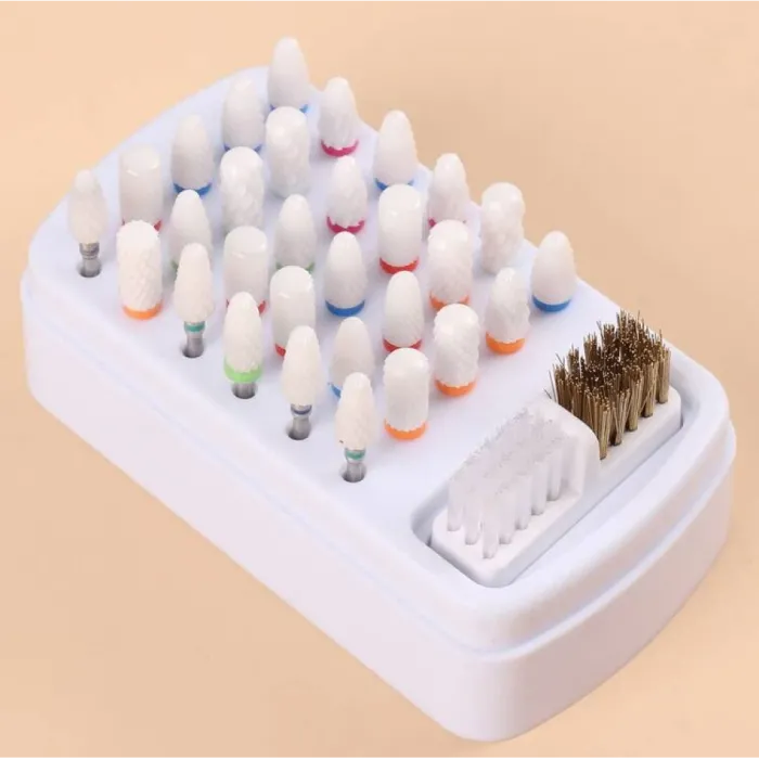 Κουτί Για 30 Φρέζες Και Βουρτσάκι Καθαρισμού