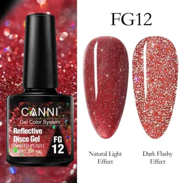 Canni Reflective Disco Gel FG12 7.3ml