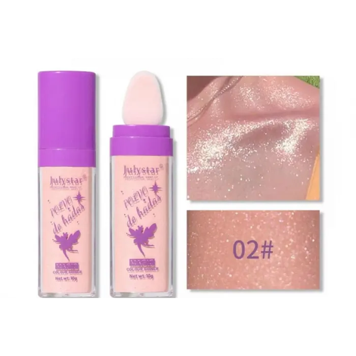 Face & Body Glitter Highlighter Powder Ροζ