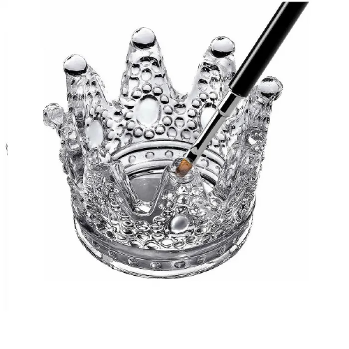 Βάση Κορώνα για πινέλα Μανικιούρ Γυάλινη