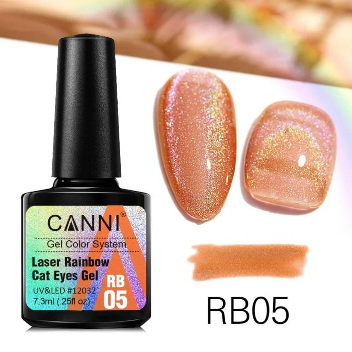 CANNI Laser Rainbow Cat Eyes Gel RB05