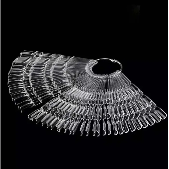 Νυχιέρα Τριπλή Μπρελόκ Clear 50 τεμαχίων