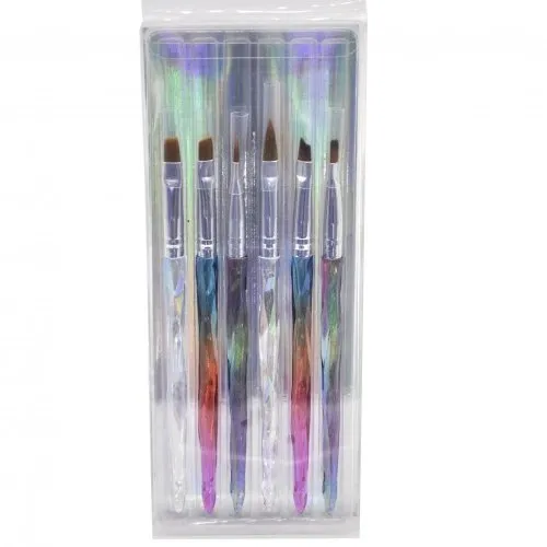 Πινέλα Ονυχοπλαστικής Σετ 6 Τεμαχίων