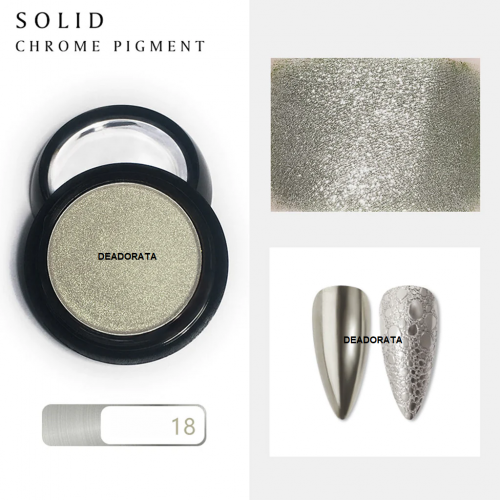 Solid Chrome Pigment Ασημί MCB18
