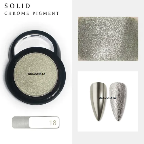 Solid Chrome Pigment Ασημί MCB18