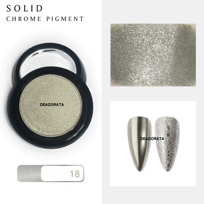 Solid Chrome Pigment Ασημί MCB18