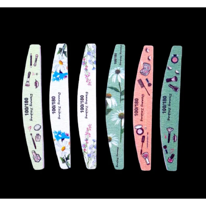 Λίμες Νυχιών 100/180 Με Σχέδια - 12τμχ