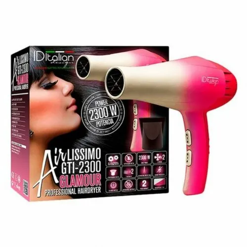 Πιστολάκι Μαλλιών ID Italian Design Airlissimo GTI 2300 White Gold & Pink