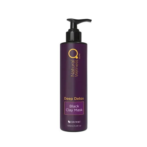 Deep Detox Black Clay Mask 100ml – Natural Wellness – Μάσκα Μαύρης Αργίλου για Βαθύ Καθαρισμό του Προσώπου