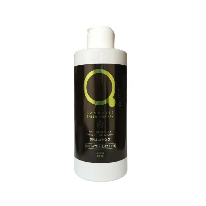 Qure Cannabis Sheer Therapy Σαμπουάν κατά του σπασίματος και επιτάχυνσης της ανάπτυξης μαλλιών 300ml