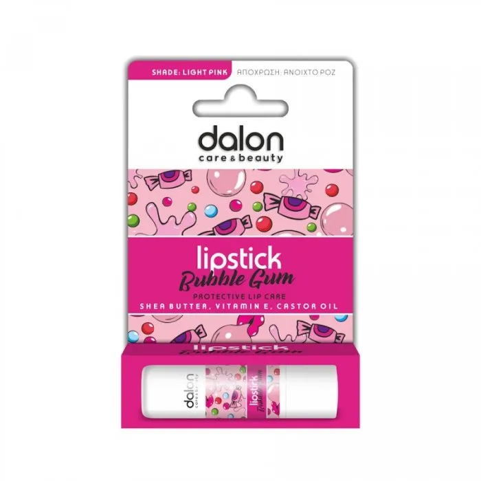 Dalon Stick Περιποίησης Χειλιών Bubble Gum 4gr