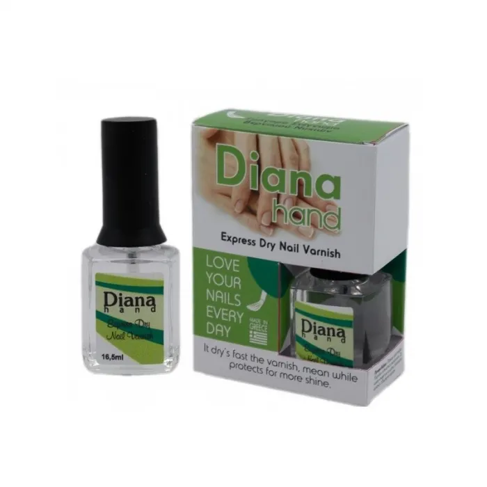 DIANA Express Dry Nail Varnish Γρήγορο Στέγνωμα Βερνικιού 16.5ml