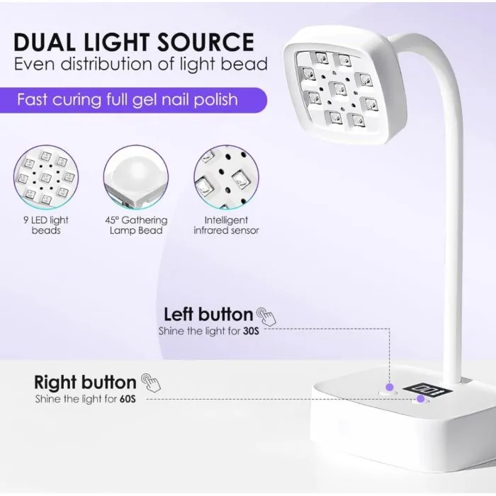 Mini Led Επαναφορτιζόμενο με Οθόνη και Αισθητήρα