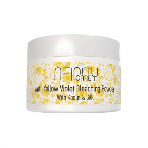 Infinity Care Πούδρα Αποχρωματισμού Anti-Yellow Violet με Kaolin & Μετάξι 50g