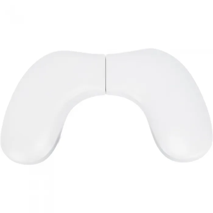 Σκαμπό Μανικιούρ Πτυσσόμενο Άσπρο Δερμάτινο