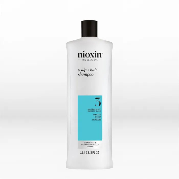 Nioxin System 3 Cleanser Shampoo για Βαμμένα Μαλλιά 1000ml