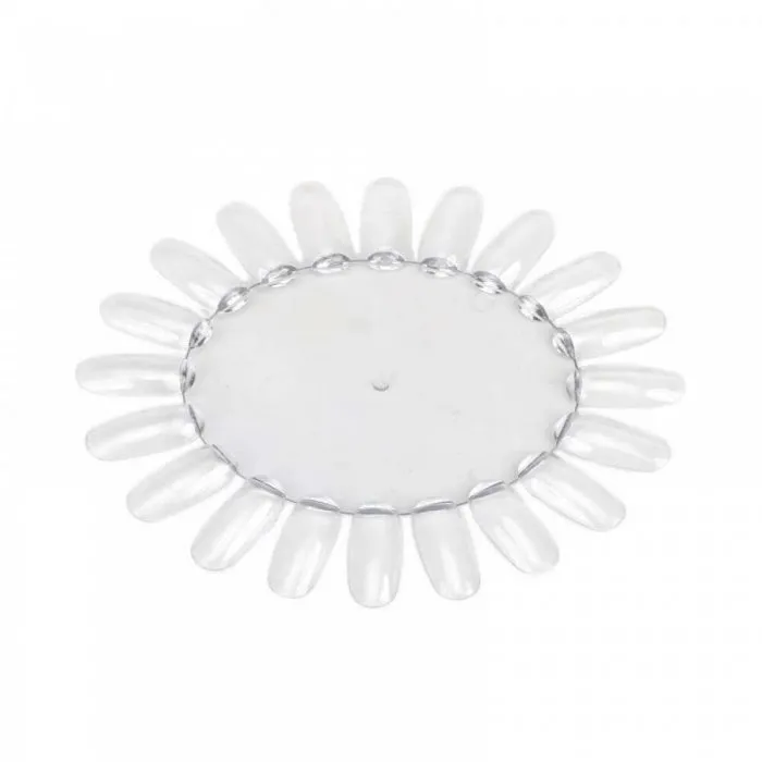 Νυχιέρα Κυκλική Πλαστική 20 θέσεων Clear