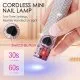 Λάμπα Πολυμερισμού 3W UV LED Επαναφορτιζόμενη Φορητή Rhinestones