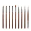 Σετ 9 Πινέλα – Nail Art Brush Liner