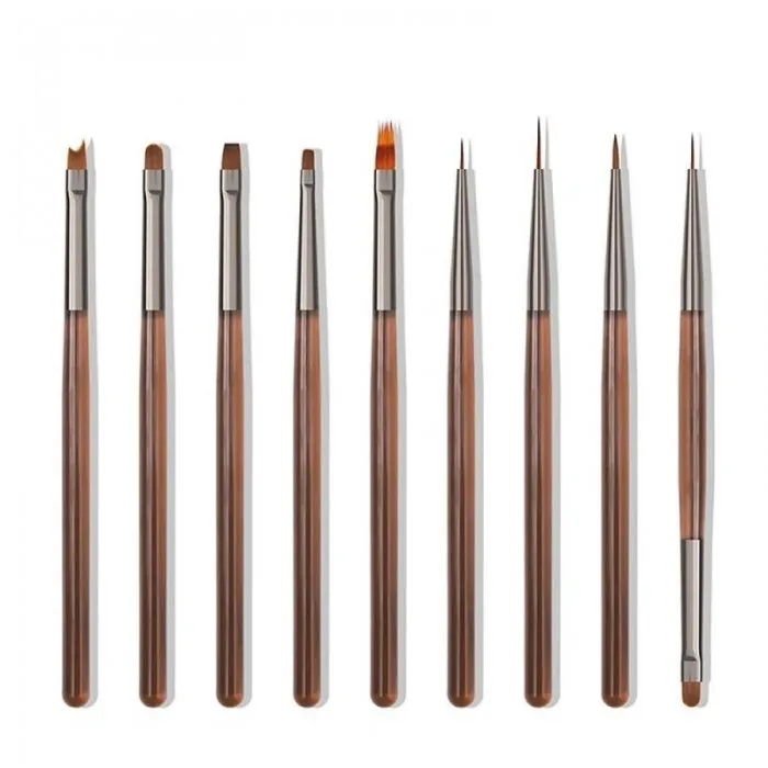 Σετ 9 Πινέλα – Nail Art Brush Liner