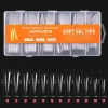 Soft Gel Tips XL Extra Long Stilleto Half Cover 240 τεμάχια