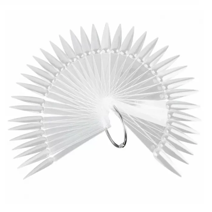 Νυχιέρα Μπρελόκ Στιλέτο Clear 50 τεμαχίων