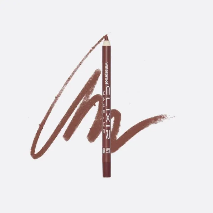 Elixir Make Up Lip Pencil Waterproof 072 Plum