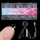 Ultra Short Soft Gel Tips 600pcs 12 size Almond