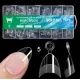 Ultra Short Soft Gel Tips Almond 600pcs 12 size